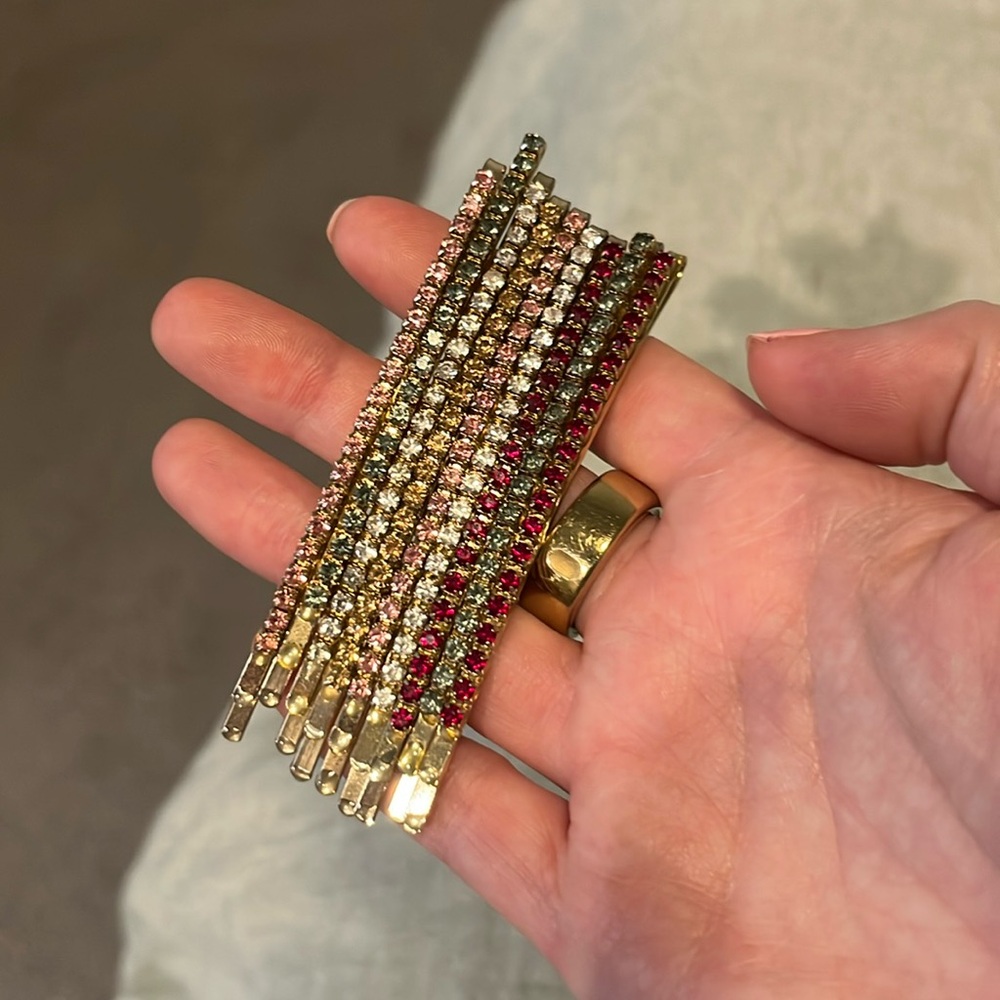 Jeweled Barrette Set